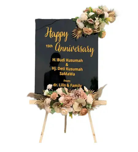 Papan Bunga Akrilik Dermosari